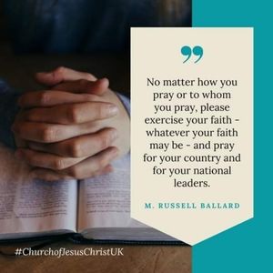 Please pray for our country, no matter your belief